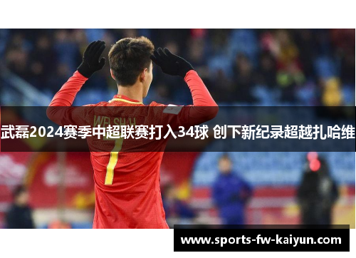 武磊2024赛季中超联赛打入34球 创下新纪录超越扎哈维